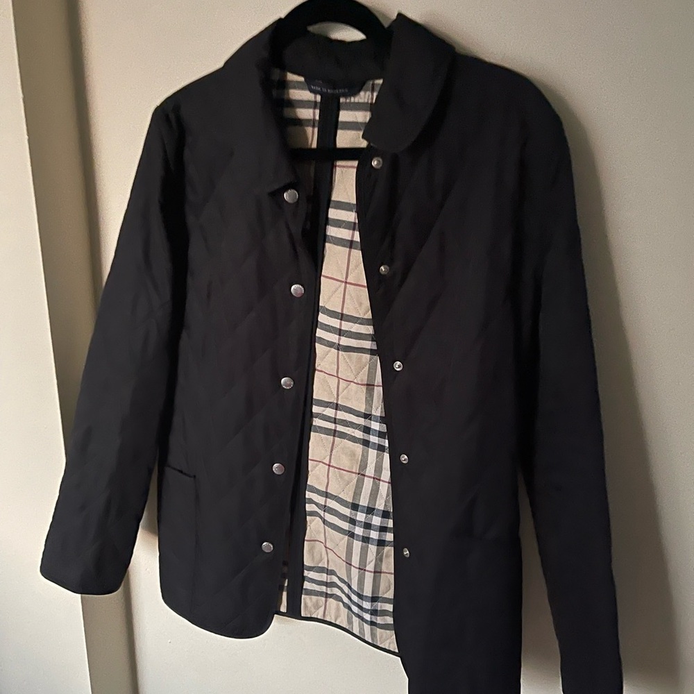 Women’s Black Burberry Coat